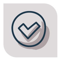 Circle with tick icon