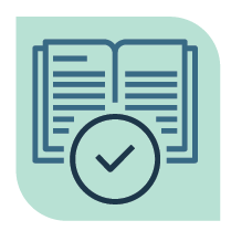 Book tick icon