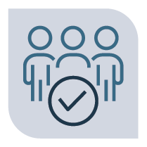 Group tick icon