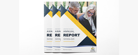Cover of Department of Justice Annual Report 2022-23