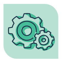 2 cogs icon